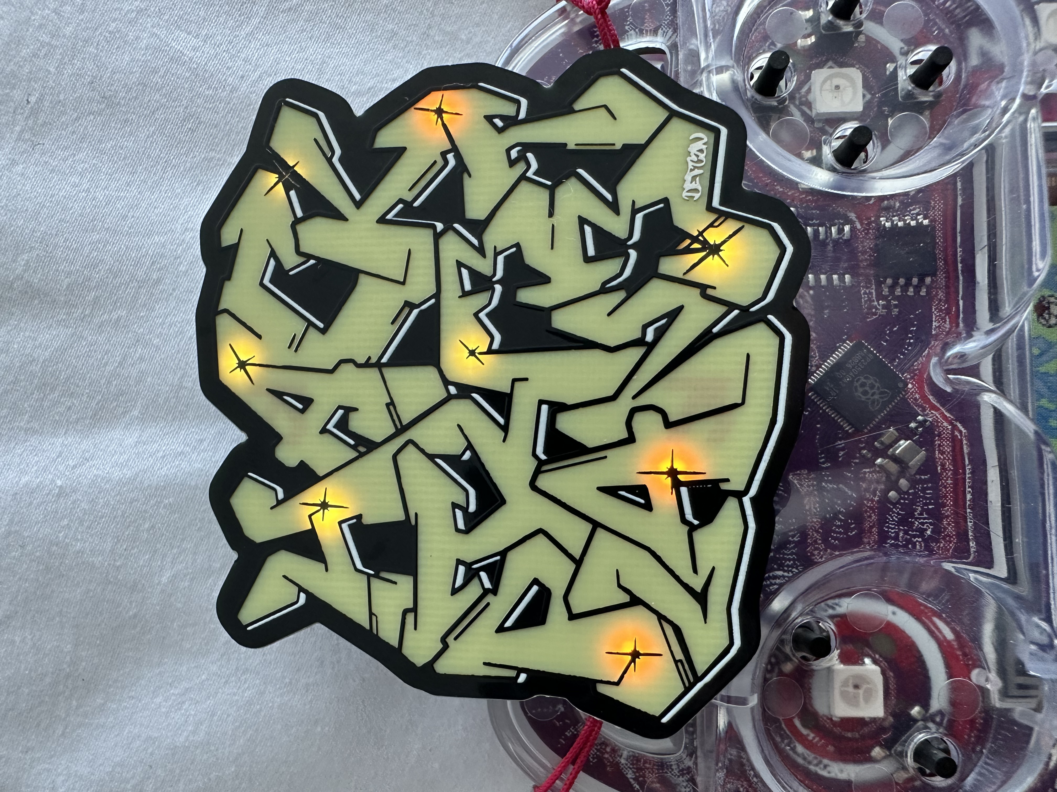 SAO badge lit up