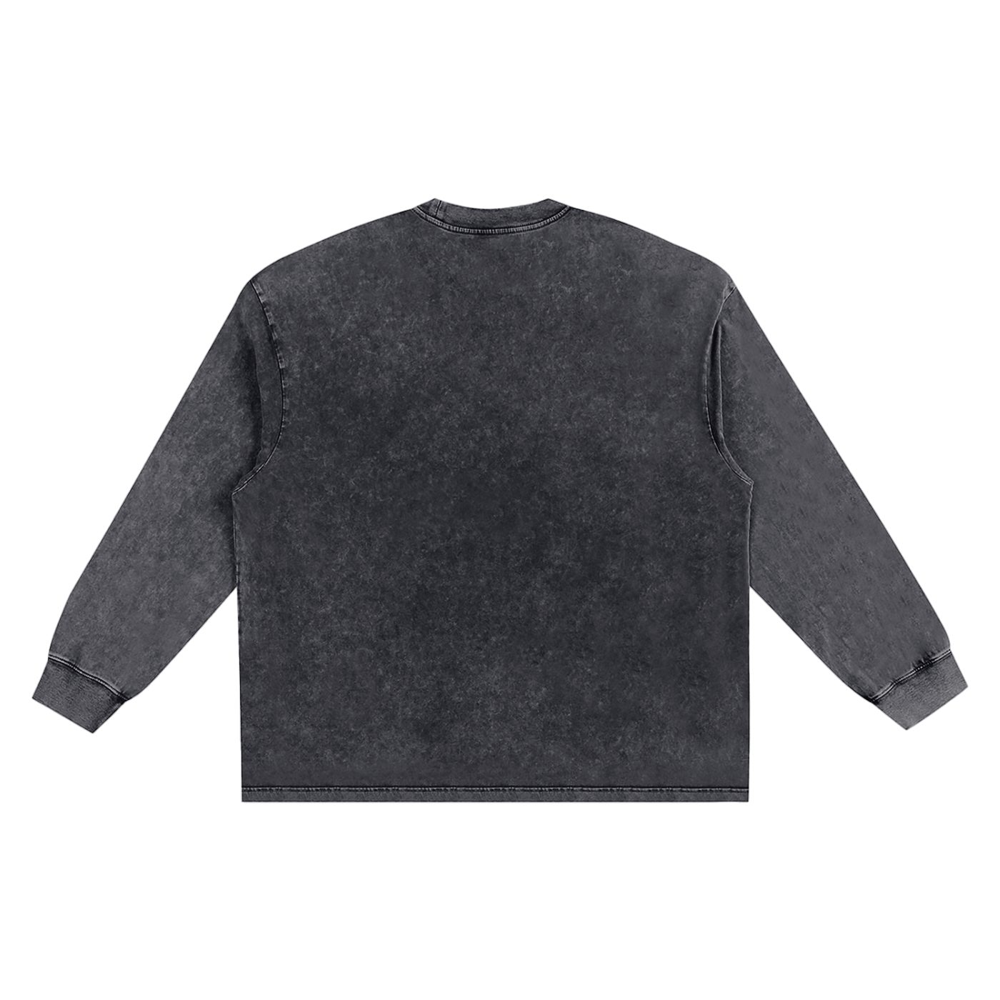 Hacker Barrel Snow Washed Frayed LS T-Shirt — back