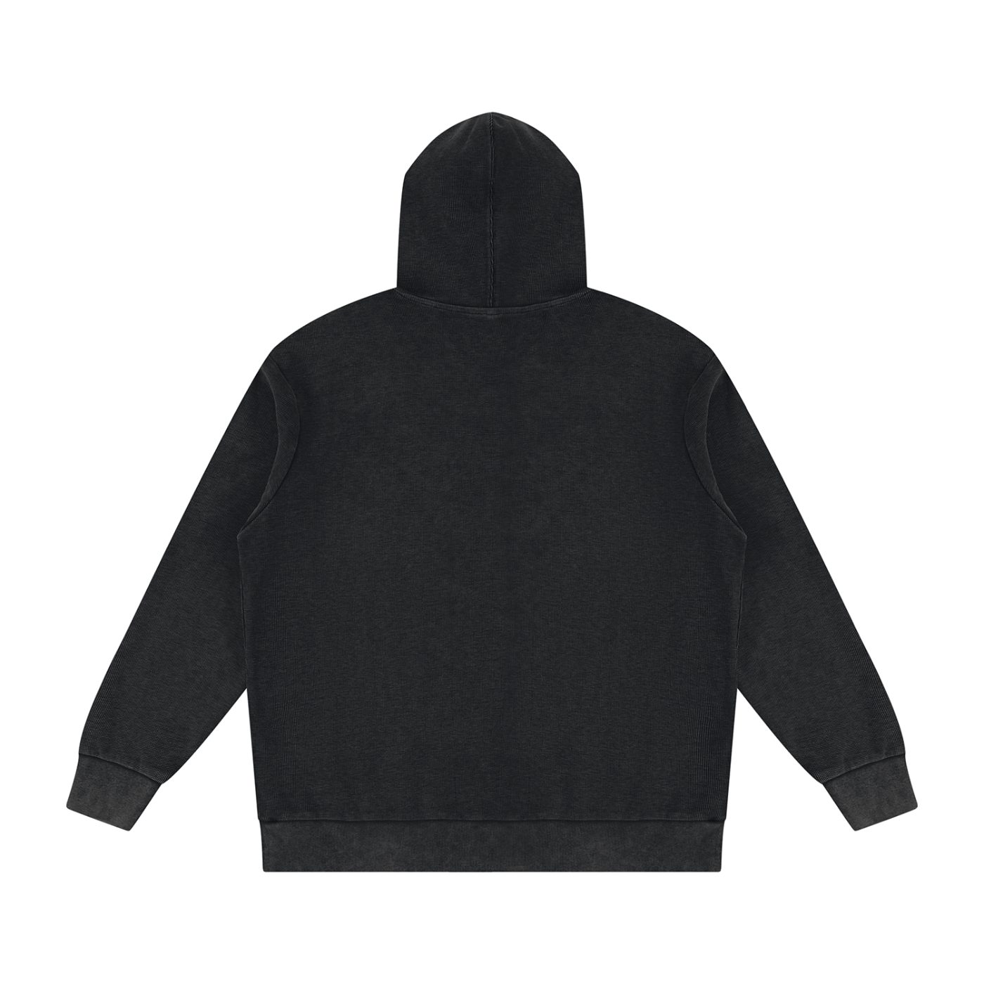 HACK TH3 PLAN3T Unisex Mineral Wash Oversized Hoodie — back
